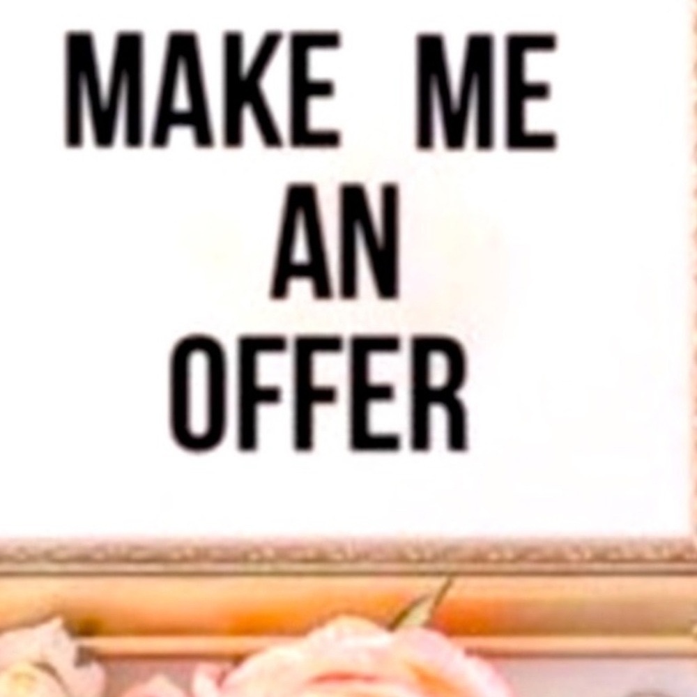 Reasonable offers accepted